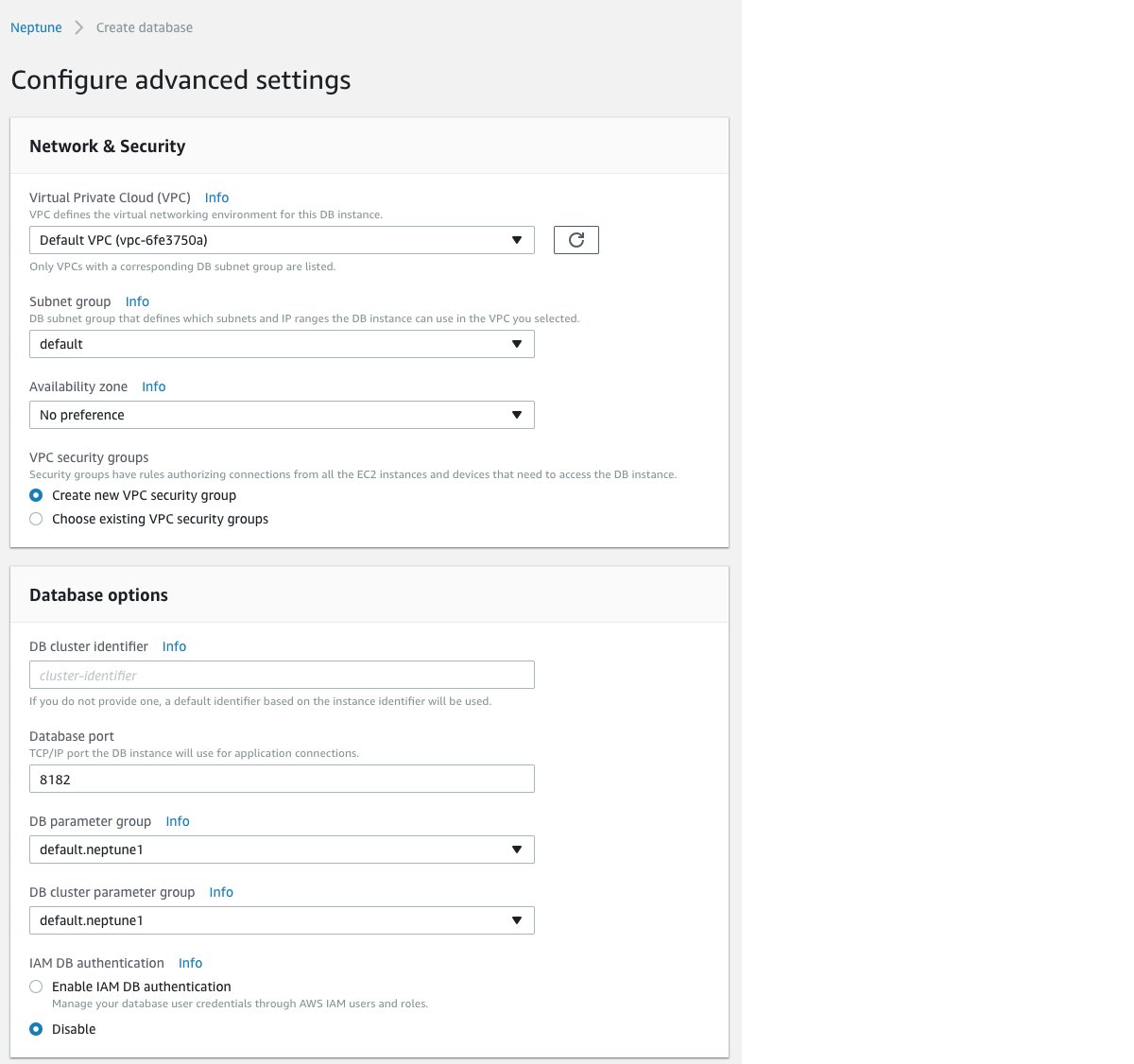 amazon neptune advanced settings 04